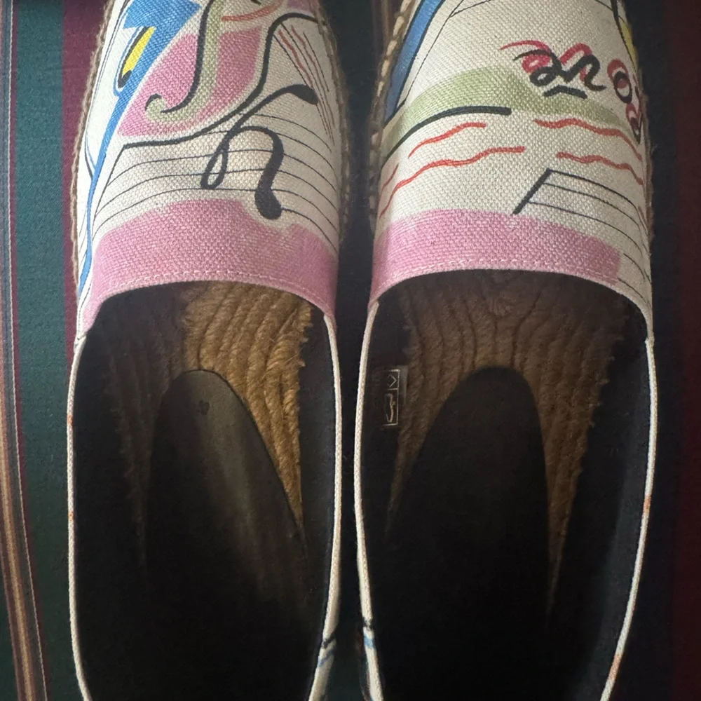 Yves Saint Laurent Perseo Canvas Espadrilles European Sz 41, US 10.5 or 10. New - Picture 15 of 16